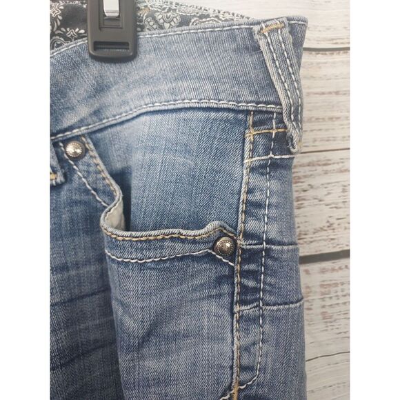 Ariat Jeans Woman Size 31XL R.E.A.L. Mid Rise Stretch Whipstitch Boot Cut Jean - Picture 5 of 13